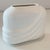 Contemporary Vintage 1980s Art Deco Glossy White Swirl Flower Planter Signed Organic Modern For Sale - Image 3 of 9
