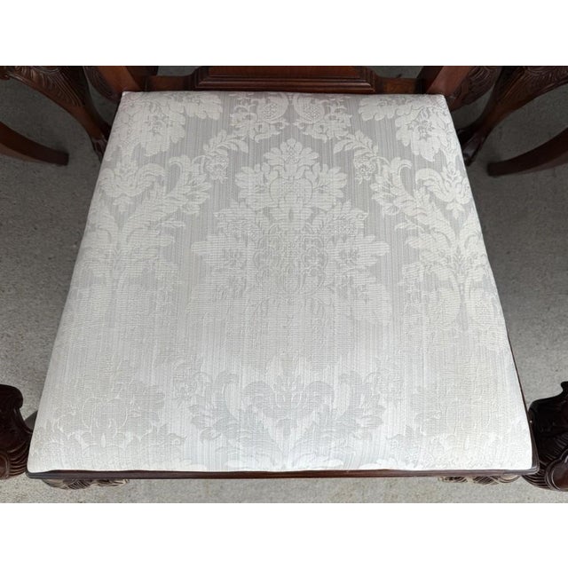 Set of 8 Hickory Chair Chippendale Dining Chairs For Sale - Image 9 of 17