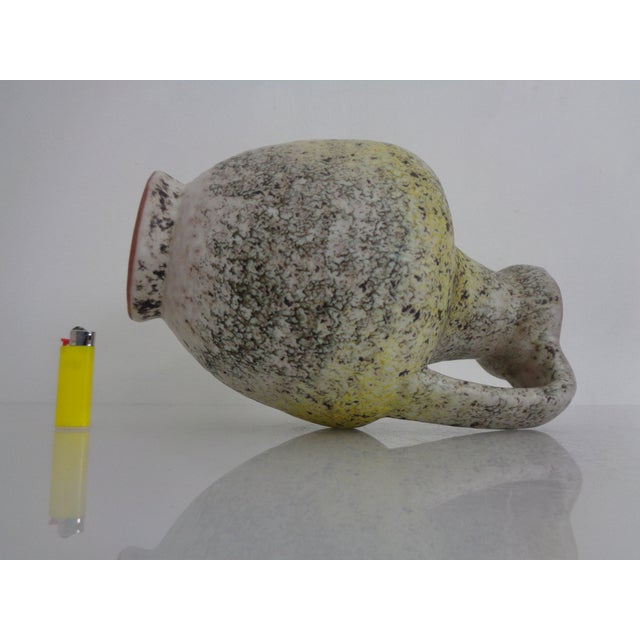 Ceramic 7302 Handled Vase by Fridegart Glatzle for Karlsruher Majolika, Germany, 1960s For Sale - Image 12 of 15