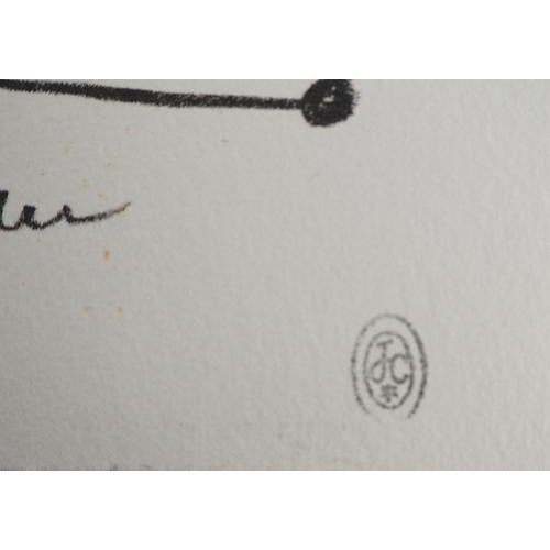 Jean Cocteau, The Kiss, Signed Lithograph For Sale - Image 5 of 8