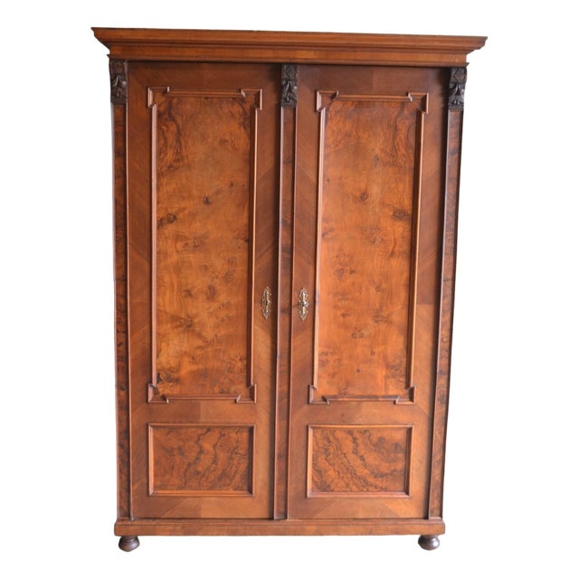 Antique Walnut Cupboard For Sale