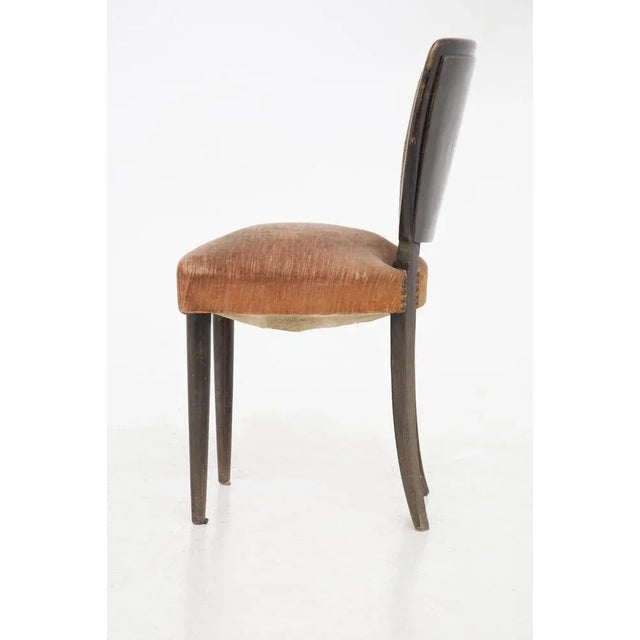Italian Wooden Chairs with Studs by Melchiorre Bega, 1950s, Set of 6 For Sale - Image 6 of 11