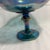 Indiana Glass Company 1960s Indiana Garland Teardrop Carnival Glass Iridescent Large Pedestal Compote For Sale - Image 4 of 7