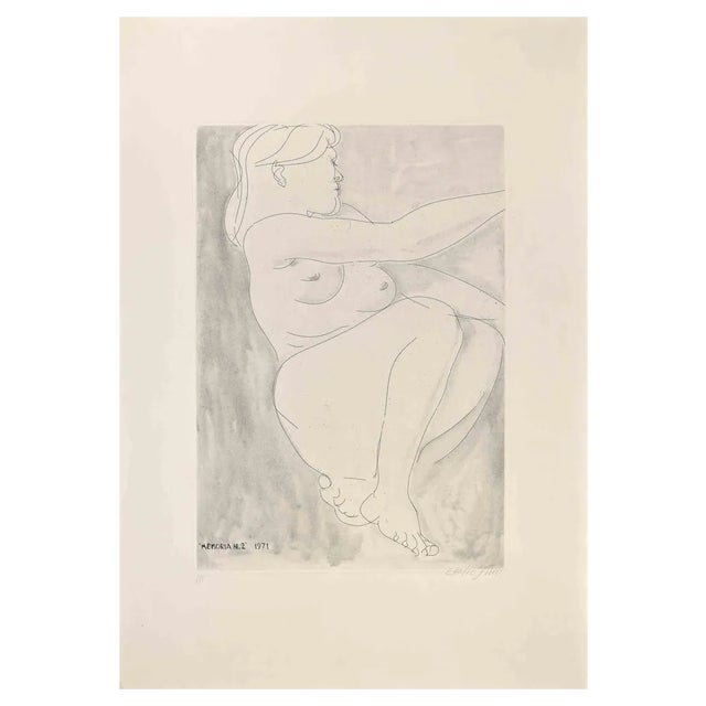 Emilio Greco, Memoria n. 2, Original Etching, 1970 For Sale