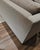 American Ebanista Martine Tuxedo Arm Mohair Sofa Dark Walnut Finish For Sale - Image 3 of 6