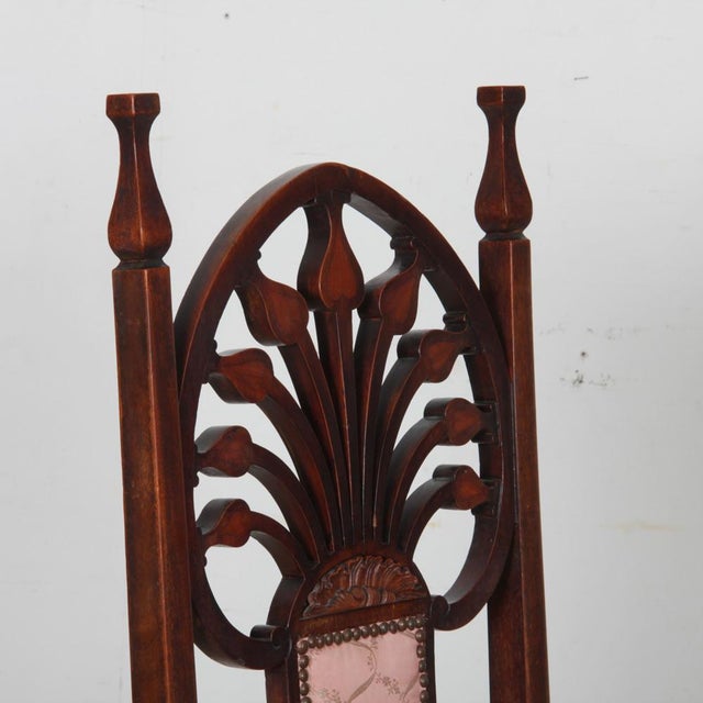 Antique English Armchair by J.S. Henry, 1800s, in Good conditions. Designed before 1890
