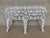 Vintage Grape Vine Pattern Aluminum Settee Garden Bench 55"w For Sale - Image 10 of 10