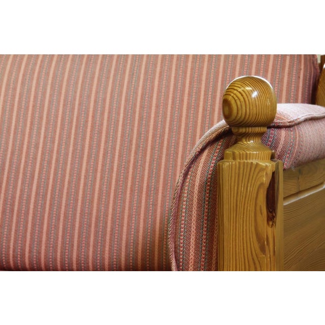 Wood Mid-Century Danish Pine Lounge Chair, 1970s For Sale - Image 7 of 18