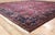 Burgundy Vintage Indian Agra Rug, 13'01 X 14'07 For Sale - Image 8 of 10