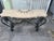 1990s Vintage Maitland Smith Smith Wrought Iron Console W Composite Stone Top For Sale - Image 5 of 13