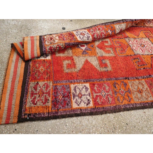 Galerie Shabab Collection Mid-20th Century Turkish Anatolian Tribal Runner For Sale - Image 10 of 10