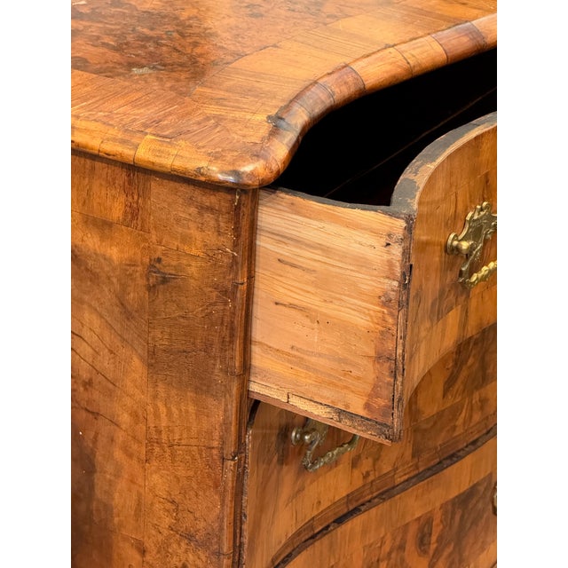 18th Century German Walnut Serpentine Chest For Sale - Image 11 of 13