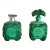 1935 Boho Chic Czech Schlevogt Ingrid Malachite Glass Scent Perfume Bottles, Set of 2 For Sale