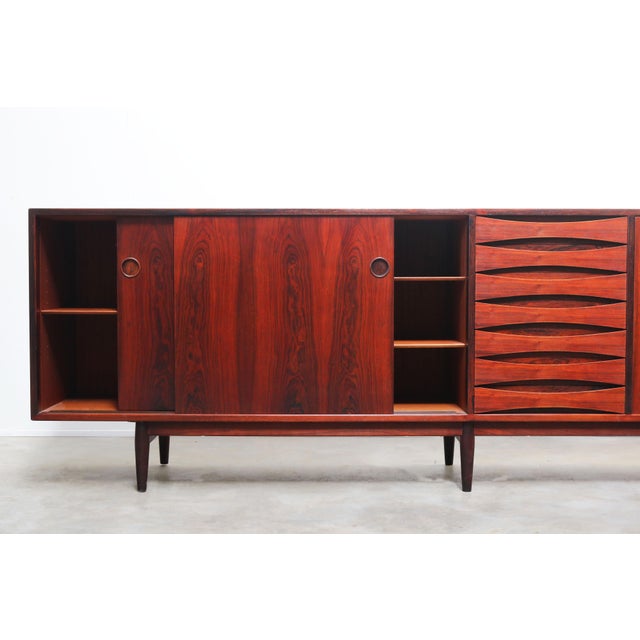 Wood Danish Sideboard Model 29A by Arne Vodder for Sibast Furniture, 1950 For Sale - Image 7 of 16