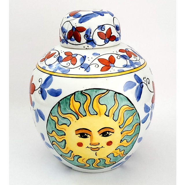 Arzbeg Porcelain Ginger Jar Fornasetti Style For Sale - Image 4 of 11