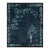 Blue Rug & Kilim’s Chinese Deco Style Rug in Blue Floral Patterns For Sale - Image 8 of 8