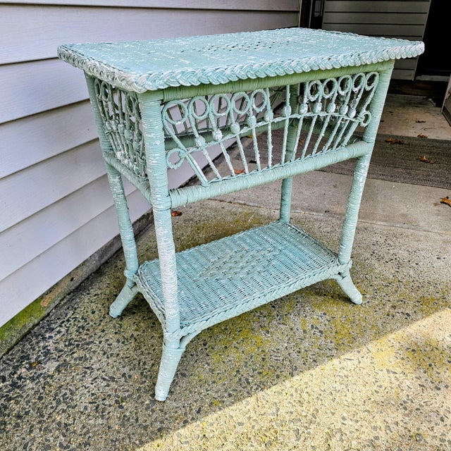 This table was sourced from an Old Saybrook harbor home estate sale. Design wise its no plain Jane. Both top and bottom...