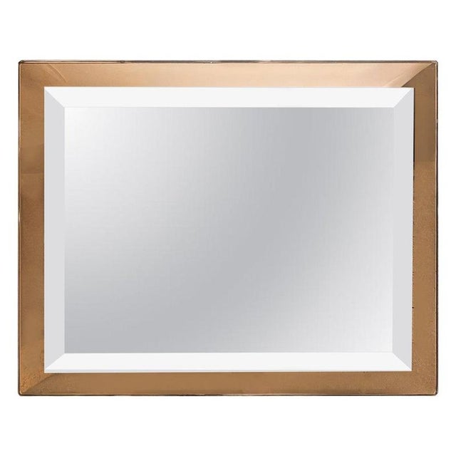 Italian Bicolor Beveled Mirror, Italy, 1960s For Sale - Image 11 of 11