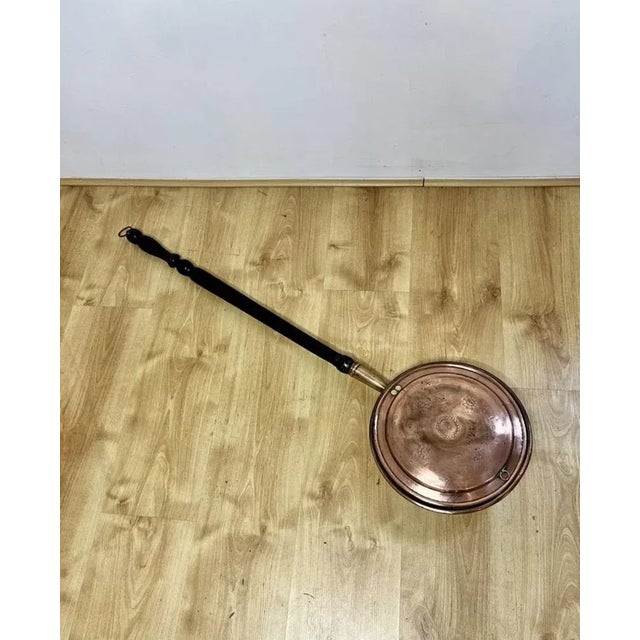 Early 19th Century Antique George III Copper Warming Pan, 1800 For Sale - Image 5 of 5