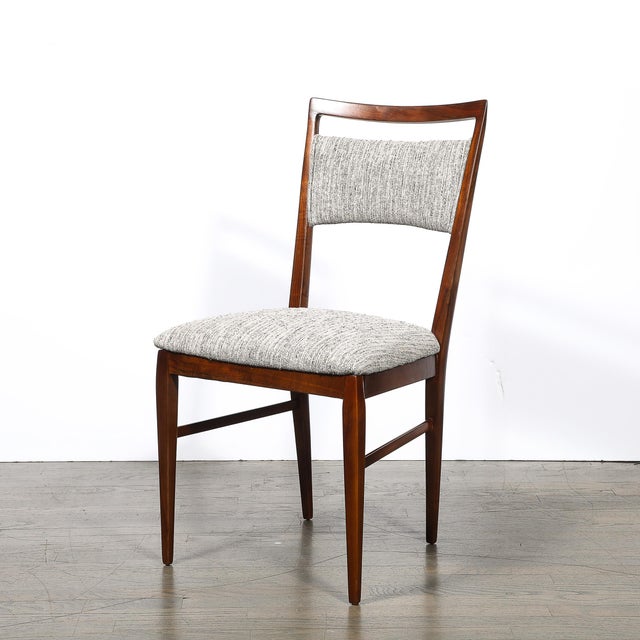 Set of 4 Paul McCobb Mid-Century Sculptural Walnut Dining Chairs by Directional For Sale - Image 12 of 15