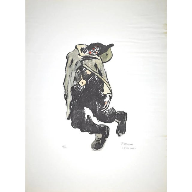 Red Rice is and original artwork realized by Italian artist Pietro Morando (Alessandria 1889- 1980). Hand-colored...