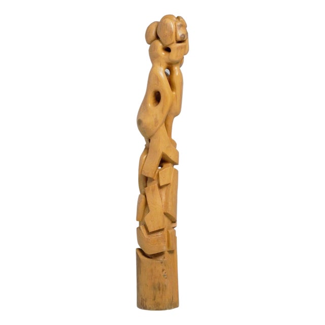 Abstract Totem Sculpture by R. Van T Zelfde, 1970s For Sale