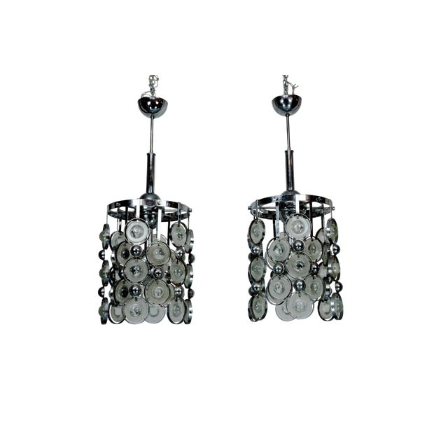 Pendant Lights by Oscar Torlasco, Italy, 1970s, Set of 2 For Sale