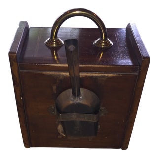 Mahogany Coal Bin For Sale