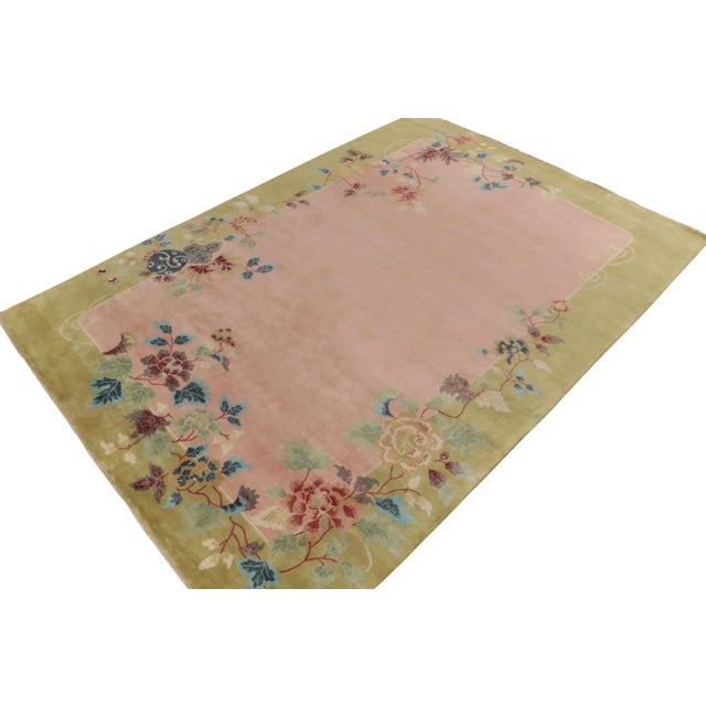 Hand-knotted in wool, a 10x14 ode to Chinese Art Deco rugs from the inspired new Deco Collection by Rug & Kilim. On the...