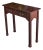 Vintage Chippendale Mahogany Two-Drawer Console Table For Sale