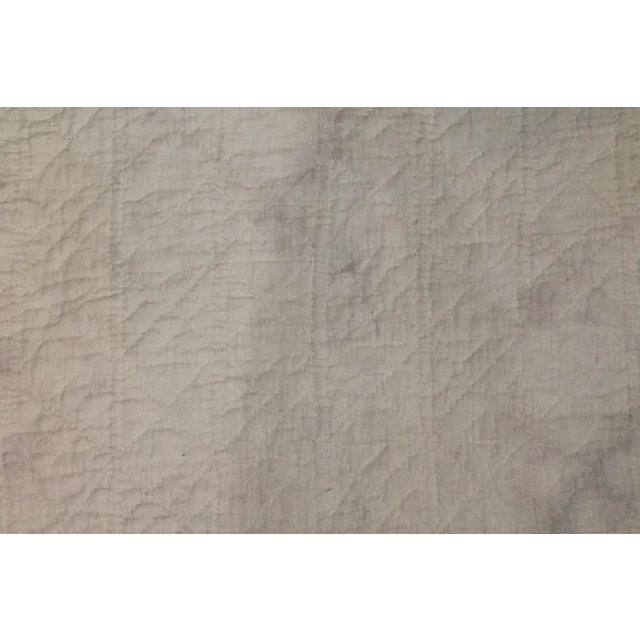 19th Century Mini Postage Stamp Chain Quilt For Sale - Image 4 of 8