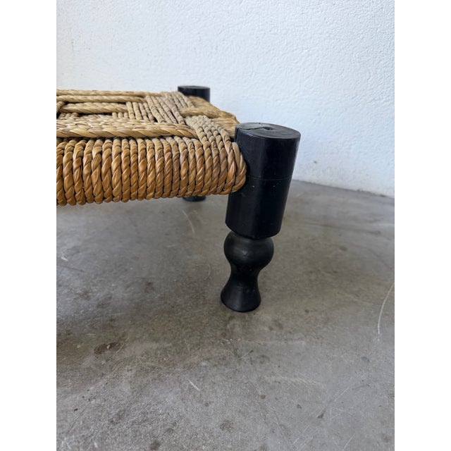 Small Low Stool by Audoux Minet, 1950s For Sale - Image 9 of 18