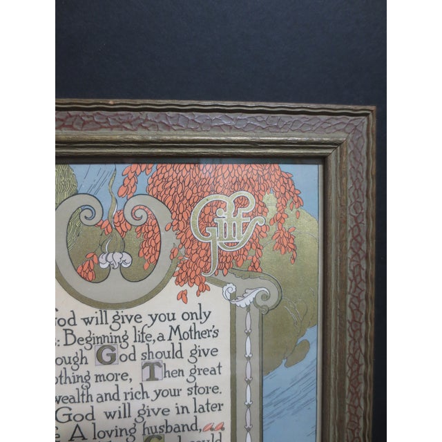 Paper Art Deco Print Motto For Sale - Image 7 of 8