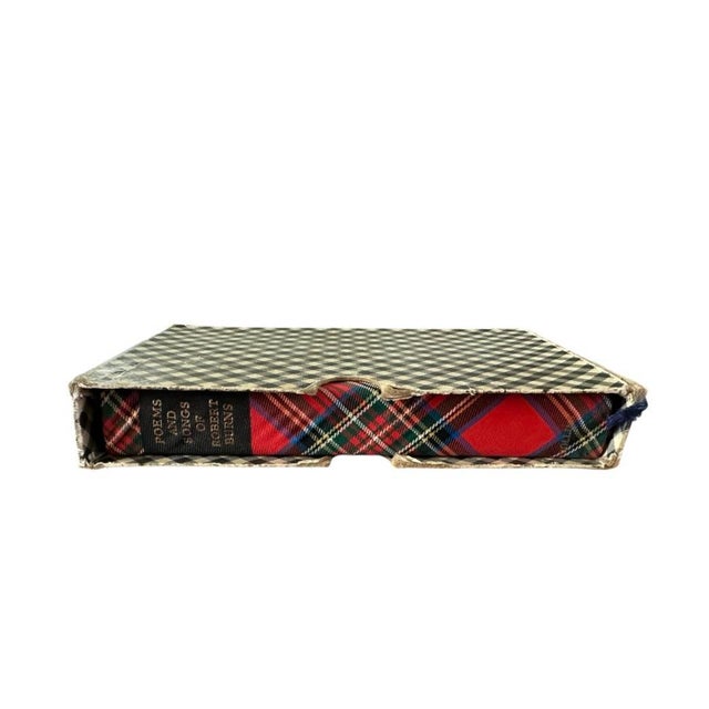 English Poems and Songs of Robert Burns Silk Tartan / Plaid Cover With Slipcase - Collector's Edition For Sale - Image 3 of 12