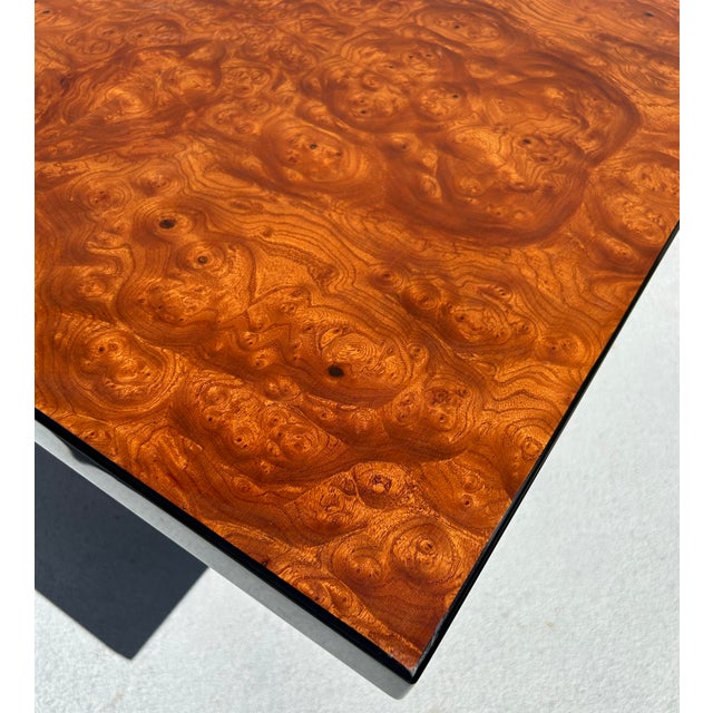 Burl Wood Coffee Table by Paul Michel for Roche Bobois, 1970s For Sale - Image 10 of 12