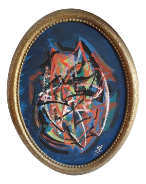 Norbert Louis, Abstrakte Rhythmen, 1994, Tempera on Cardboard
