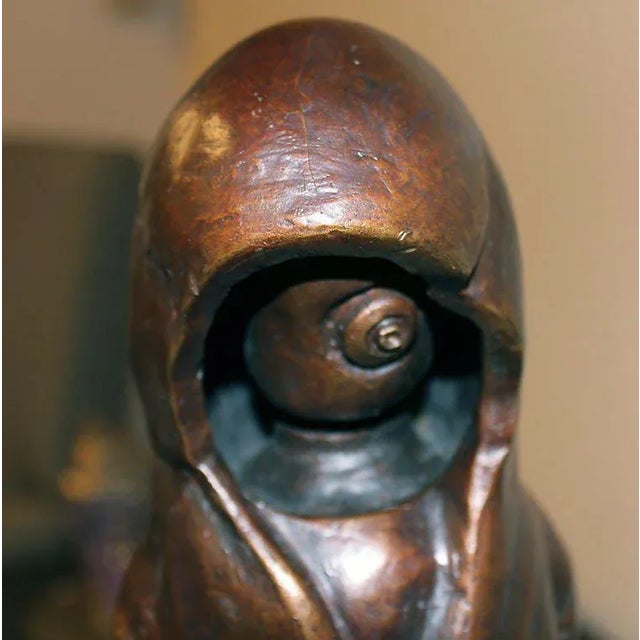 Early 21st Century Bronze by Newburgh Artist Ivan Palmer Titled "3 Am" For Sale - Image 5 of 9
