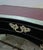 French French Louis XV Writing Desk With Burgundy Top & Ornate Bronze Mounts & Silver Leaf For Sale - Image 3 of 6