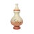 Milk Glass Urn With a Porcelain-Like Finish and Detailed Hand-Painted Floral Designs, Circa 1900 For Sale - Image 4 of 11