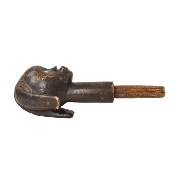 Early 20th Century Early 20th Century Fang Reliquary Head Gabon For Sale - Image 5 of 9