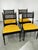 Late 20th Century Set of Six Baker Furniture Regency Ebonized and Parcel Gilt Cane Dining Chairs For Sale - Image 9 of 14