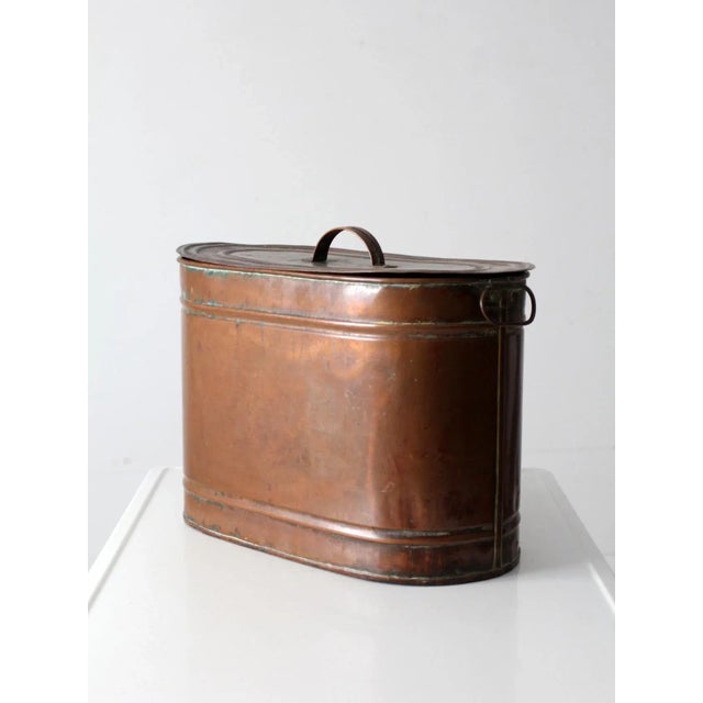 Copper Antique Copper Boiler For Sale - Image 8 of 12
