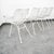 Set of 4 of Russell Woodard Sculptura mesh outdoor chairs, circa 1950. No major wear or breaks in the mesh throughout....
