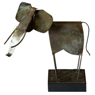 Elephant Sculpture by Jarc, 1970s For Sale