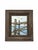 1970s Original Nautical Ocean Oil Painting - Seagulls & Sea Pier Pilings in Wood Frame For Sale - Image 11 of 11