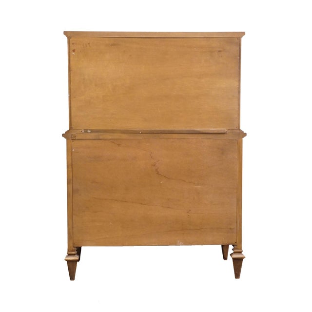Weiman the Rockwood Collection Solid Cherry Italian Neoclassical 40" Chest on Chest 533-111 For Sale - Image 13 of 15