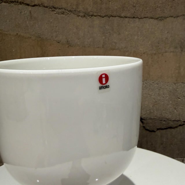 1980s Iittala Nappula Plant Pot by Matti Klenell Scandinavian Modern For Sale - Image 5 of 11