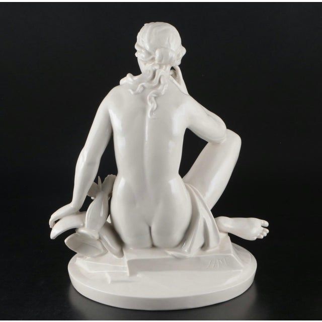 Hugo Meisel for Schwarzburger Werkstatten Porcelain Nude Circa 1930’s For Sale - Image 12 of 12