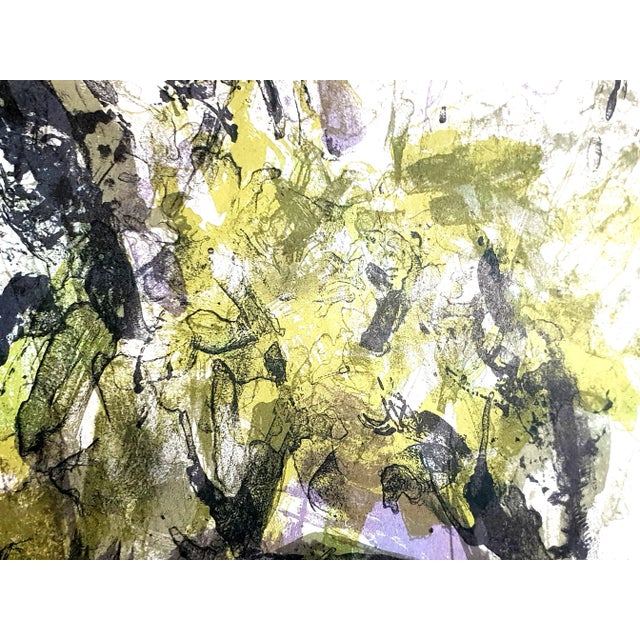 Zao wou-ki - original lithograph 1971 dimensions: 32 x 24 cm edition: g. Di san lazzaro. Xxe siècle zao wou ki (1921 -...