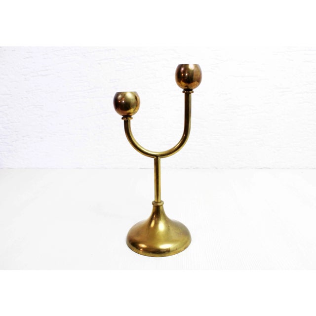 Vintage Brass Candleholder, 1970s For Sale - Image 11 of 11